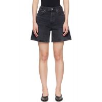 AGOLDE Black Dame Denim Shorts 262214F088002
