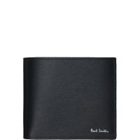 Paul Smith Black Artist Stripe Interior Wallet 262260M164004