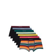 Paul Smith Seven-Pack Multicolor Organic-Cotton Artist Stripe Mixed Boxer Briefs 262260M217004