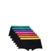 Paul Smith Seven-Pack Black Organic-Cotton Boxer Briefs 262260M217005