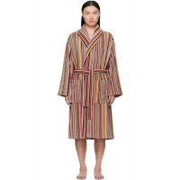 Paul Smith Multicolor Signature Stripe Woven Cotton Bathrobe 262260M219000
