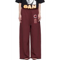 LUU DAN BRUCE LEE x L?U đ?N Burgundy Gym Sweatpants 262331F086002