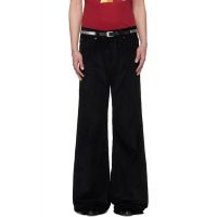 LUU DAN BRUCE LEE x L?U đ?N Black Motel Trousers 262331M191000