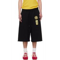 LUU DAN BRUCE LEE x L?U đ?N Black Zoku Shorts 262331M193000