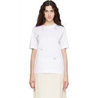 Simone Rocha White Embellished Boy T-shirt 262405F110011