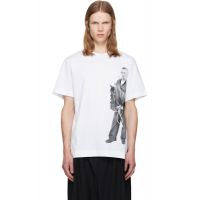Simone Rocha White Pony Kid Print T-shirt 262405M213000