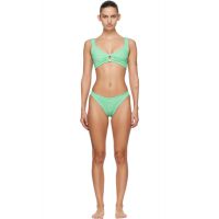 Hunza G Green Julia Pearl Hoop Bikini 262431F105009