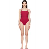 Loulou de Saison Red Itak LDS Criss-Crossing Straps Swimsuit 262473F103001
