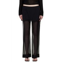 Paloma Wool Black Silk Archive Trousers 262648F087009