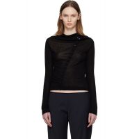 Paloma Wool Black Igna Cardigan 262648F095001