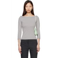FLORE Gray Steffi T-shirt 262924F110001