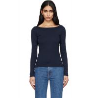 FLORE Navy Steffi Longsleeve T-shirt 262924F110004