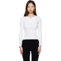 FLORE White Jess Longsleeve T-shirt 262924F110021