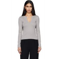 FLORE Gray Iman Longsleeve T-shirt 262924F110025
