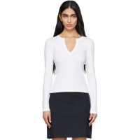 FLORE White Iman Longsleeve T-shirt 262924F110027