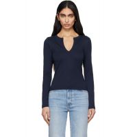 FLORE Navy Iman Longsleeve T-shirt 262924F110028