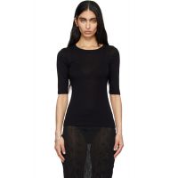 FLORE Black Anna T-shirt 262924F110047