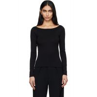 FLORE Black Steffi Longsleeve T-shirt 262924F110051