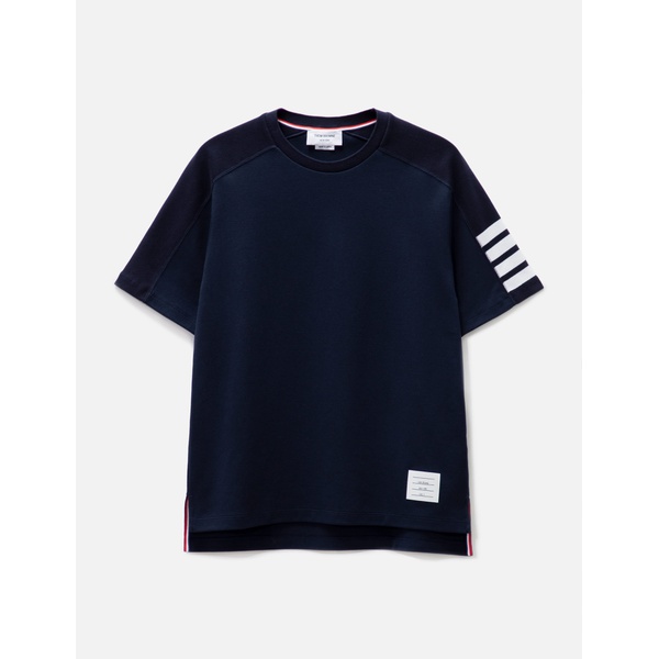 톰브라운 톰브라운 Thom Browne Cotton 4-Bar Short Sleeve Striped T-shirt 916825