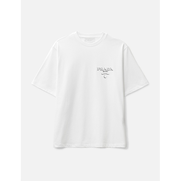 프라다 Prada Cotton T-shirt 916351