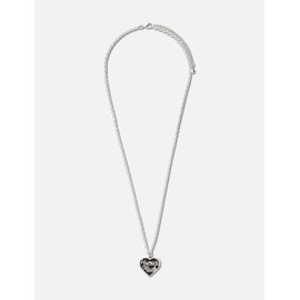 Human Made Heart Silver Necklace 914342