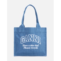가니 Ganni Large Easy Shopper Denim 915721