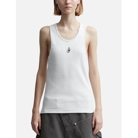 JW 앤더슨 JW Anderson TANK TOP WITH ANCHOR LOGO EMBROIDERY 919494