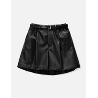 사카이 Sacai Faux Leather Shorts 912216