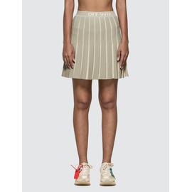 오프화이트 Off-White Knit Swans Mini Skirt 262366