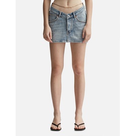 T By 알렉산더 왕 Alexander Wang Nameplate V Front Skirt 918334