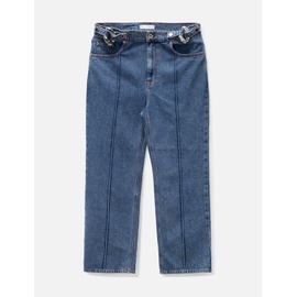 JW 앤더슨 JW Anderson Chain Link Slim Fit Jeans 884205