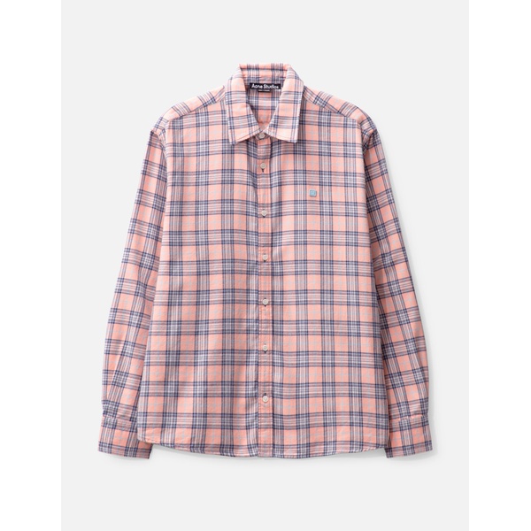 아크네스튜디오 아크네 스튜디오 Acne Studios Flannel Check Button-Up Shirt 917707