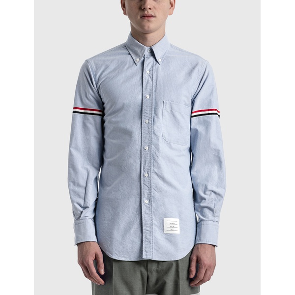 톰브라운 톰브라운 Thom Browne Oxford Shirt with Grosgrain Armband 875787