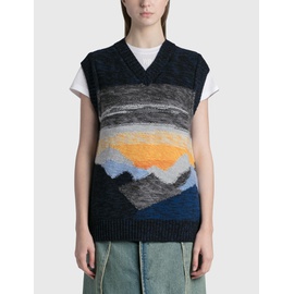아크네 스튜디오 Acne Studios Landscape Wool Sweater Vest 307379