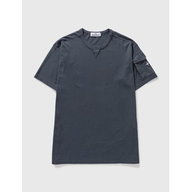스톤아일랜드 Stone Island Cotton Jersey Sleeve Pocket T-shirt 305633