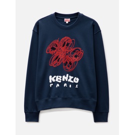Kenzo Drawn Varsity Embroidered Sweatshirt 916241