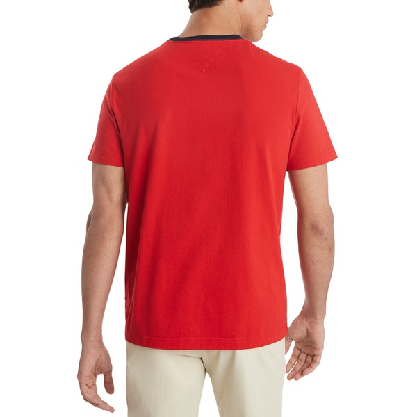 타미힐피거 Tommy Hilfiger Mens Tino Logo Short Sleeve T-Shirt 5887306