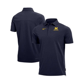 Nike Mens Heathered Navy Michigan Wolverines 2022 Coaches Performance Polo Shirt 15308048
