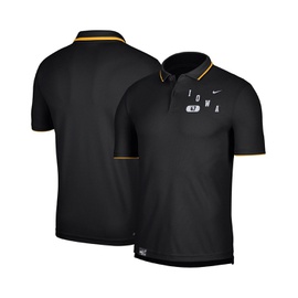 Nike Mens Black Iowa Hawkeyes Wordmark Performance Polo Shirt 15926969