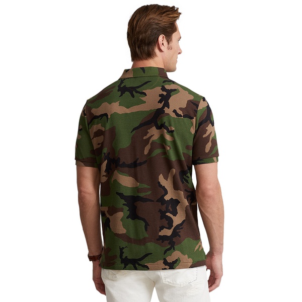 폴로랄프로렌 폴로 랄프 로렌 Polo Ralph Lauren Mens Classic-Fit Camo Cotton Mesh Shirt 13386087