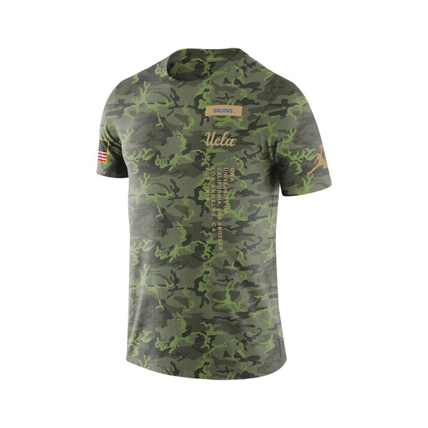  Jordan Mens Camo UCLA B루이 RUINS Military-Inspired T-shirt 16101803