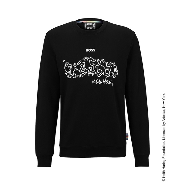 휴고보스 휴고 Hugo Boss Boss X Keith Haring Gender-Neutral Artwork Sweatshirt 16360992