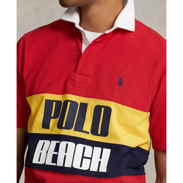 폴로랄프로렌 폴로 랄프 로렌 Polo Ralph Lauren Mens Cotton Classic-Fit Polo Beach Rugby Shirt 15107506