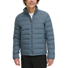 DKNY Mens Quilted Full-Zip Stand Collar Puffer Jacket 16194635