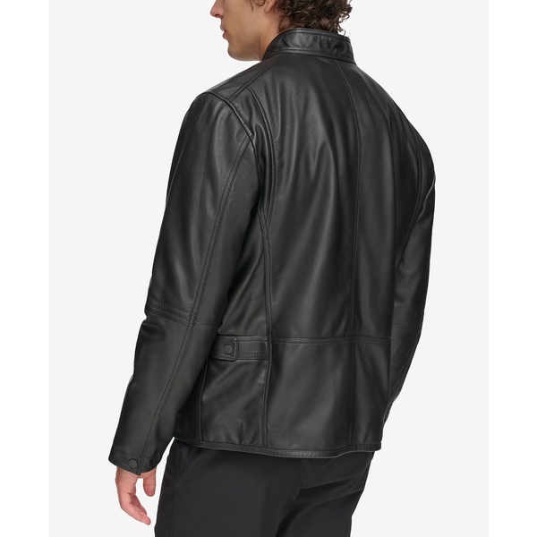 DKNY DKNY Mens Leather Racer Jacket 16207160