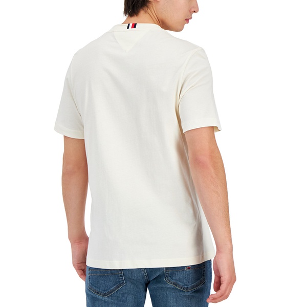 타미힐피거 Tommy Hilfiger Mens Short Sleeve Crewneck Monogram T-Shirt 16917495