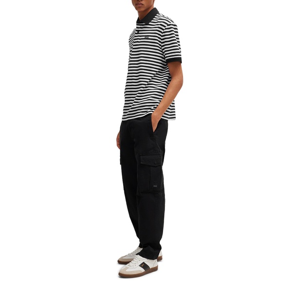 휴고보스 휴고 Hugo Boss Mens Horizontal Stripe Polo Shirt 17625838