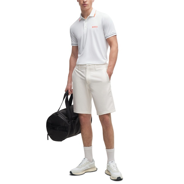 휴고보스 휴고 Hugo Boss Mens Contrast Logo Slim-Fit Polo Shirt 17625743