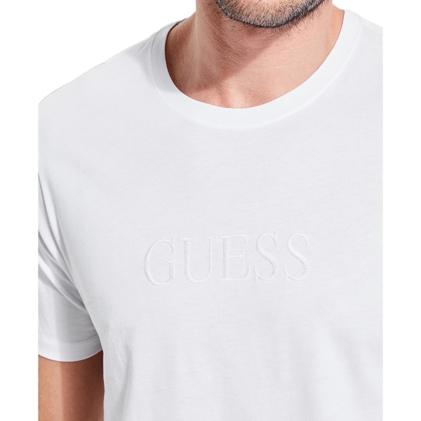  GUESS Mens Embroidered Logo T-shirt 8037650