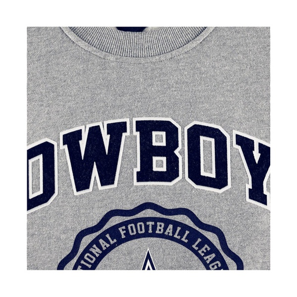 타미힐피거 Tommy Hilfiger Mens Heather Gray Dallas Cowboys Ronald Crew Sweatshirt 15698108